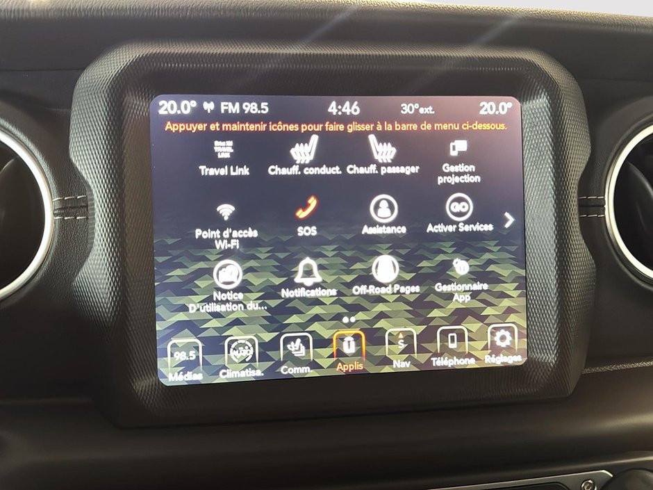 Jeep Wrangler Unlimited SAHARA NORTH EDITION CARPLAY TOIT AMOVIBLE GPS 2020-28