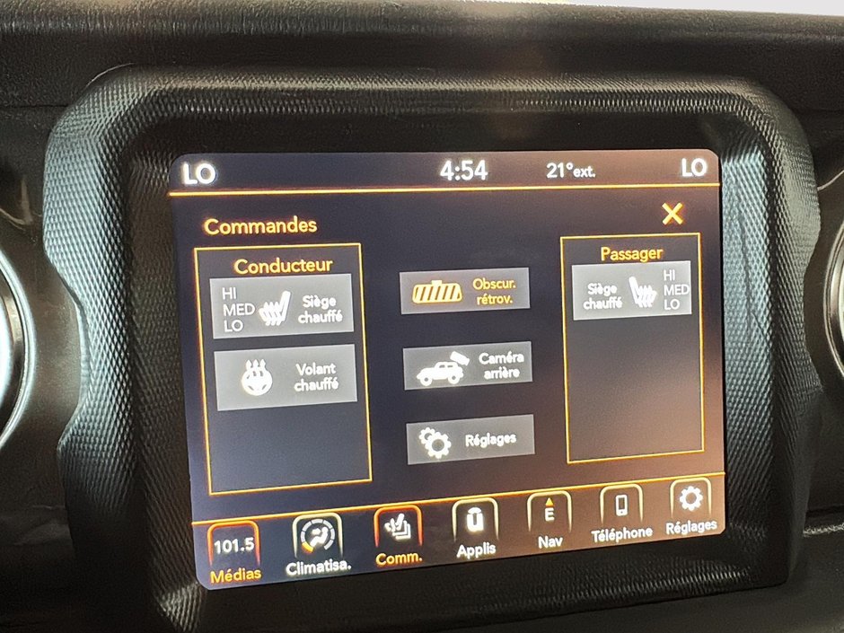 Jeep Wrangler SAHARA GPS CARPLAY SIEGES CHAUFFANTS GPS 2023-28