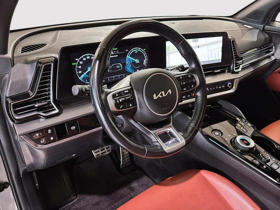 Kia Sportage Plug-In Hybrid SX TOIT PANO CUIR ROUGE GPS CARPLAY 2023-3