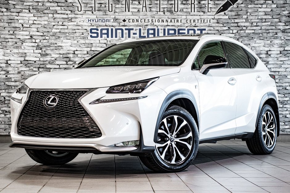 Lexus NX 200t F-SPORT NAVI CAMERA TOIT KEYLESS CUIR KEYLESS 2015 à Montréal, Québec