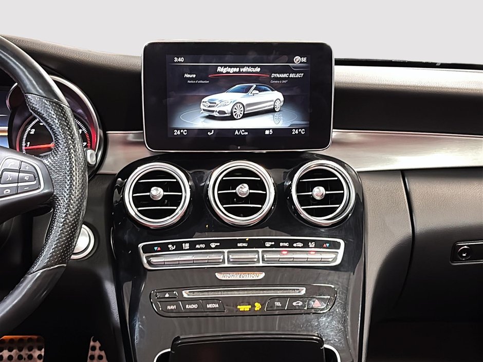 Mercedes-Benz C-Class C 300 CABRIOLET 4MATIC AMG NIGHT PKG CAM BURMESTER 2018-19