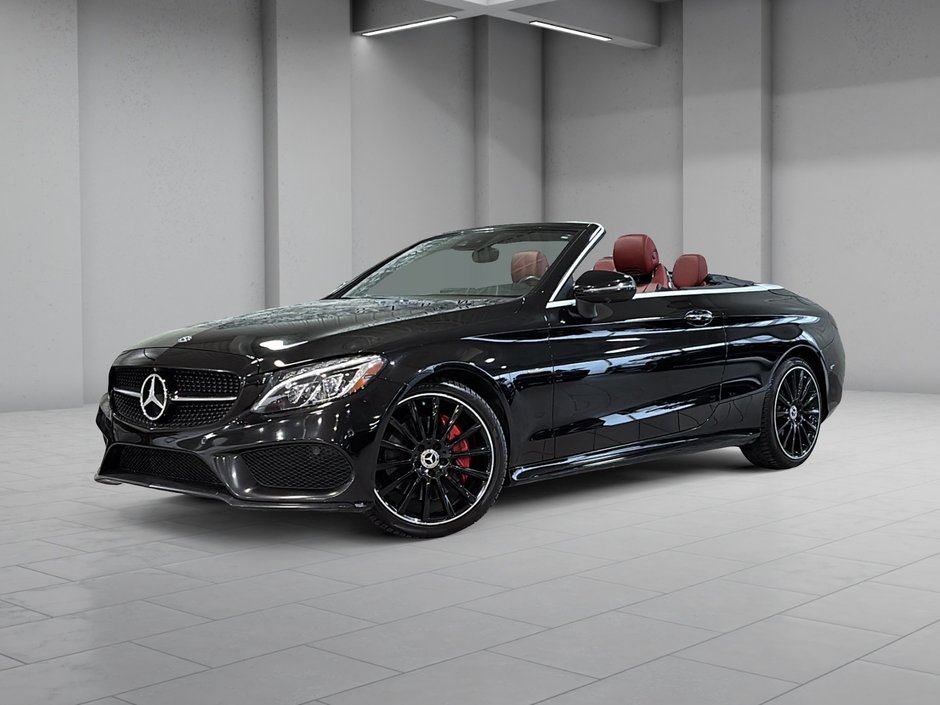 Mercedes-Benz C-Class C 300 CABRIOLET 4MATIC AMG NIGHT PKG CAM BURMESTER 2018-0