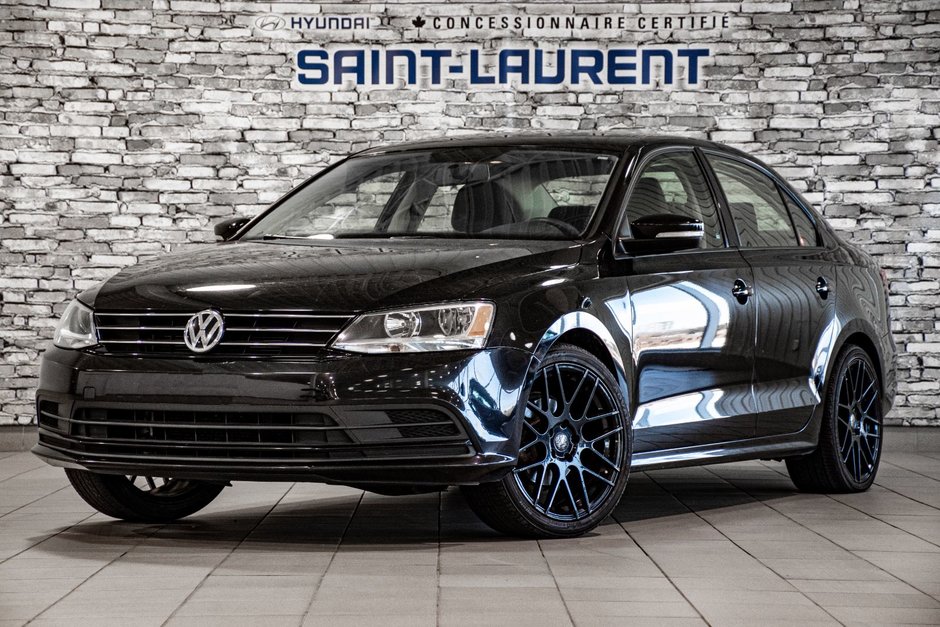 2015 Volkswagen Jetta Sedan MANUELLE MAGS CAMERA A/C SIEGES CHAUFFANTS-0