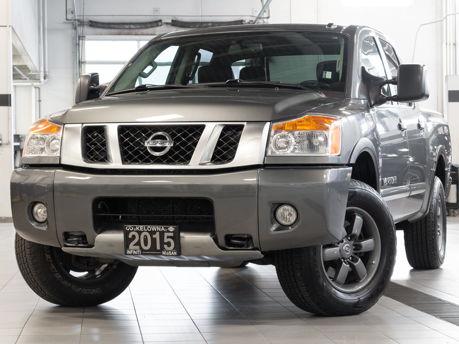 Kelowna Nissan | Used 2015 Titan PRO-4X w/Leather & Navigation in Kelowna