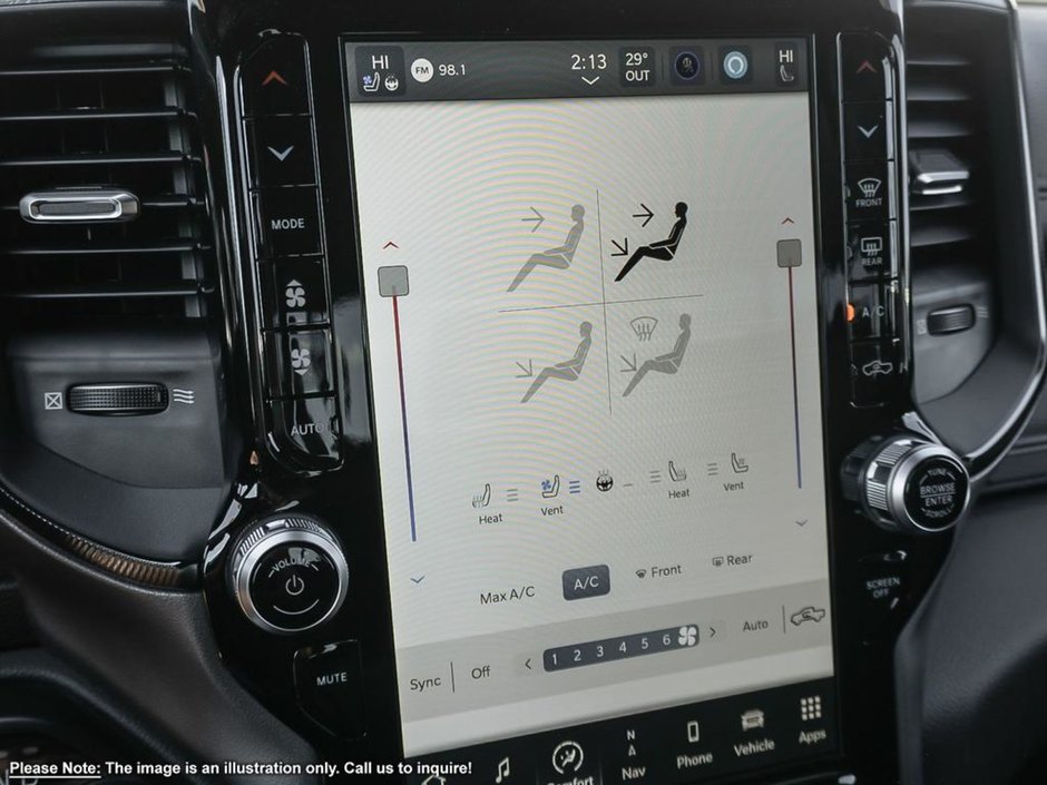 2024 Ram 1500 SPORT IN DIAMOND BLACK EQUIPPED WITH A 5.7L HEMI V8 W/ETORQUE , 4X4 , 8SPD AUTO , 22INCH RIMS , BSM/RCPD , 125L TANK , SPORT HOO-20