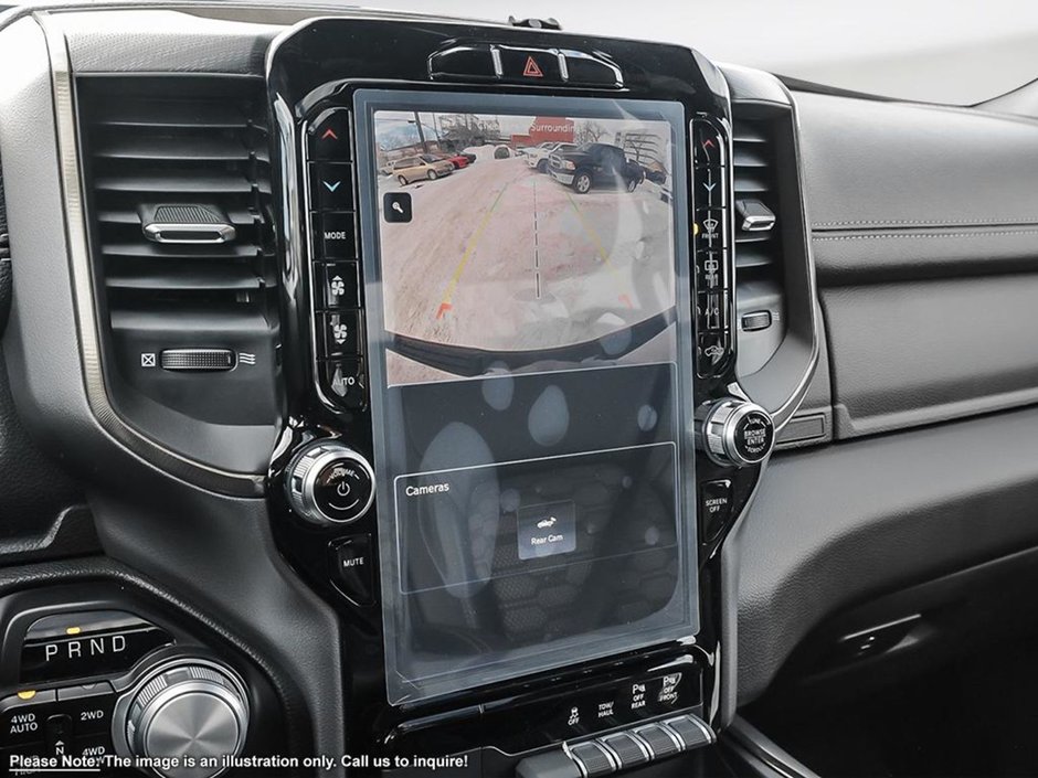 2024 Ram 1500 SPORT IN BRIGHT WHITE EQUIPPED WITH A 5.7L HEMI V8 , 4X4 , 8SPD AUTO , 22INCH RIMS , 125L TANK , BSM/RCPD , SPORT HOOD , PANORAM-18