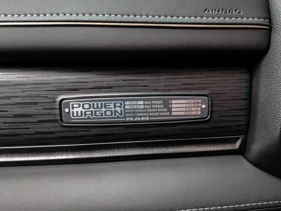 2024 Ram 2500 POWER WAGON, 6.4L HEMI V8, ADAPTIVE CRUISE&STEERING, SUNROOF, RAM ARTICULINK FRONT SUSPENSION, RAIN SENSING WIPER BLADES-28