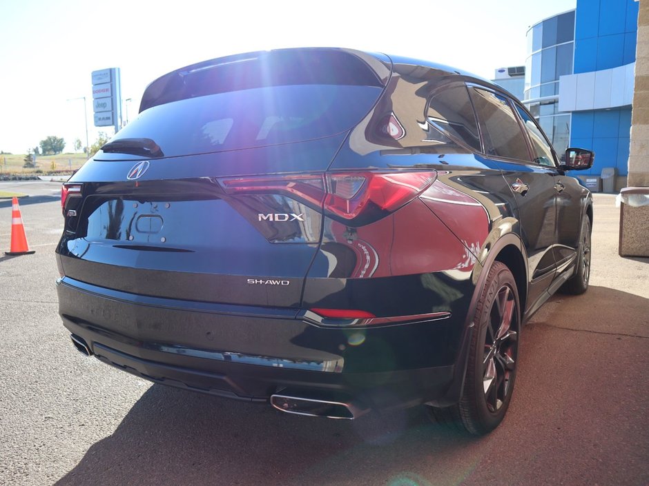 2022 Acura MDX A-SPEC IN BLACK EQUIPPED WITH A 3.5L V6 , SH AWD , 10SPD AUTO , DUAL EXHAUST , RED LEATHER HEATED/VENTED SEATS , PREMIUM AUDIO ,-10