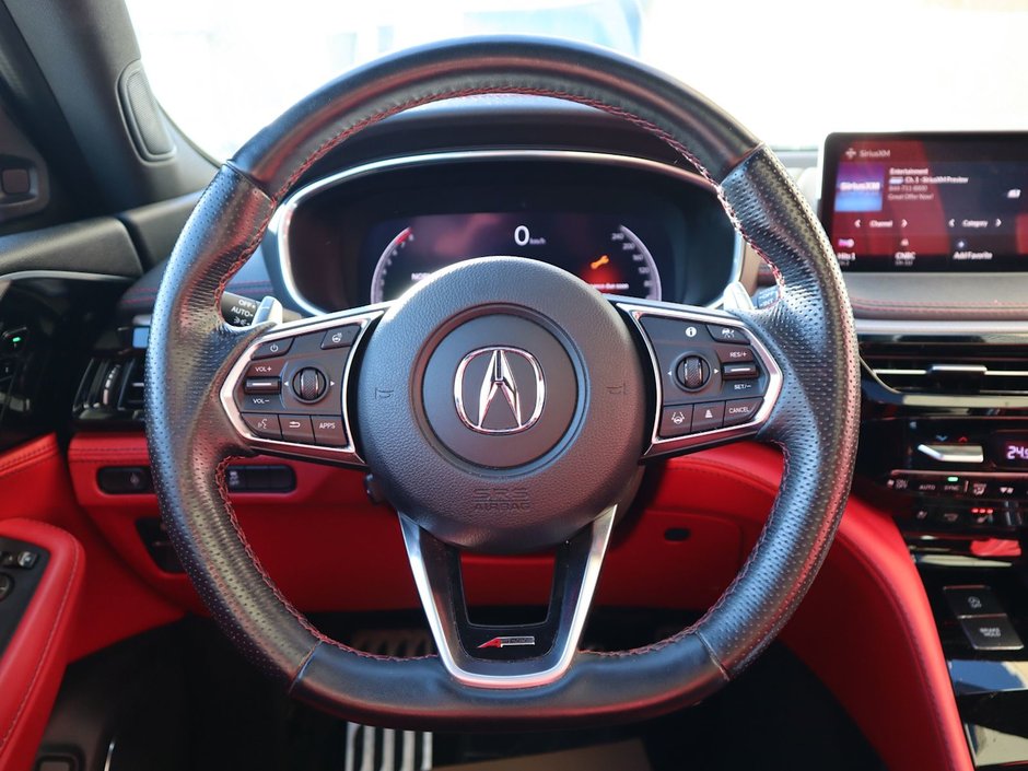 2022 Acura MDX A-SPEC IN BLACK EQUIPPED WITH A 3.5L V6 , SH AWD , 10SPD AUTO , DUAL EXHAUST , RED LEATHER HEATED/VENTED SEATS , PREMIUM AUDIO ,-29