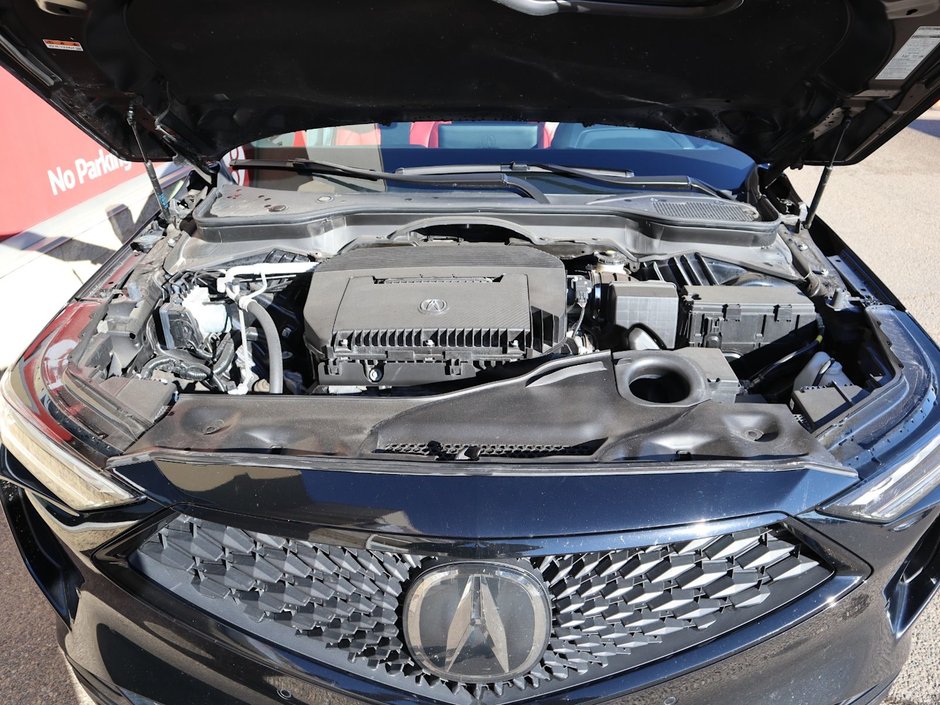 2022 Acura MDX A-SPEC IN BLACK EQUIPPED WITH A 3.5L V6 , SH AWD , 10SPD AUTO , DUAL EXHAUST , RED LEATHER HEATED/VENTED SEATS , PREMIUM AUDIO ,-34