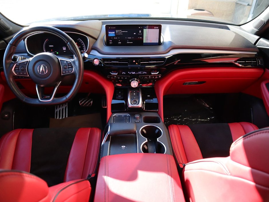 2022 Acura MDX A-SPEC IN BLACK EQUIPPED WITH A 3.5L V6 , SH AWD , 10SPD AUTO , DUAL EXHAUST , RED LEATHER HEATED/VENTED SEATS , PREMIUM AUDIO ,-26