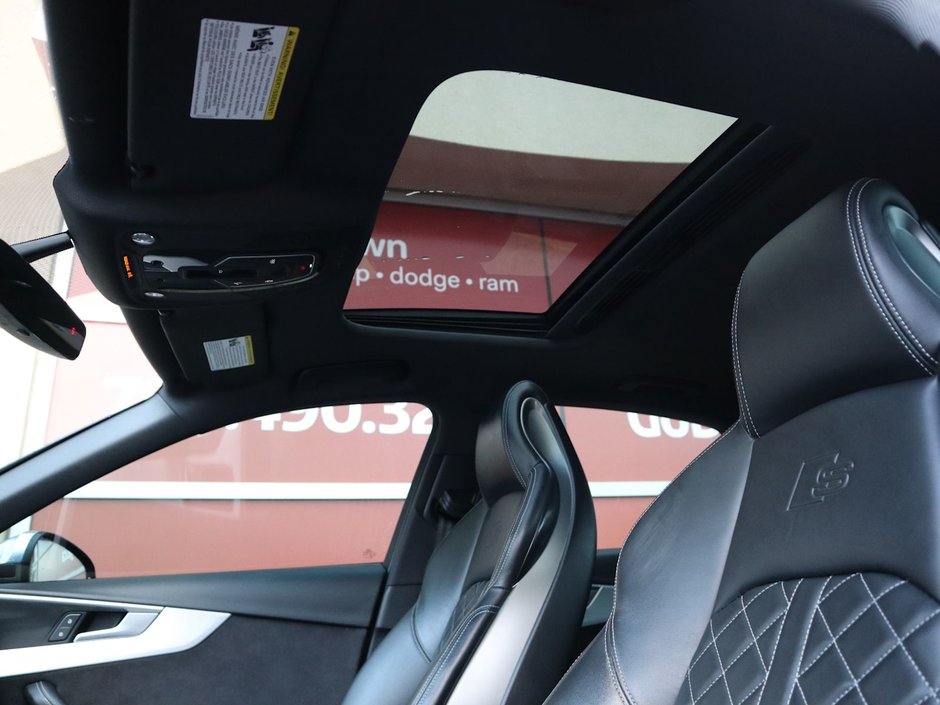 2018 Audi S4 SEDAN PROGRESSIV IN RED EQUIPPED WITH A 3.0L TURBO V6 , QUATTRO AWD , 8SPD AUTO , LEATHER HEATED SEATS , PREMIUM AUDIO , DUAL ZONE AC-17