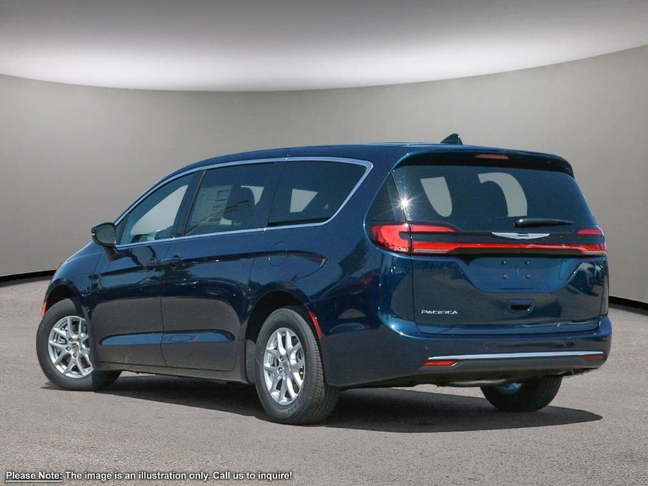 2024 Chrysler Pacifica TOURING IN FATHOM BLUE PEARL EQUIPPED WITH A 3.6L V6 , FWD , 9SPD AUTO , POWER LIFTGATE , DUAL PWR SLIDING DOORS , BACKUP CAM ,-3