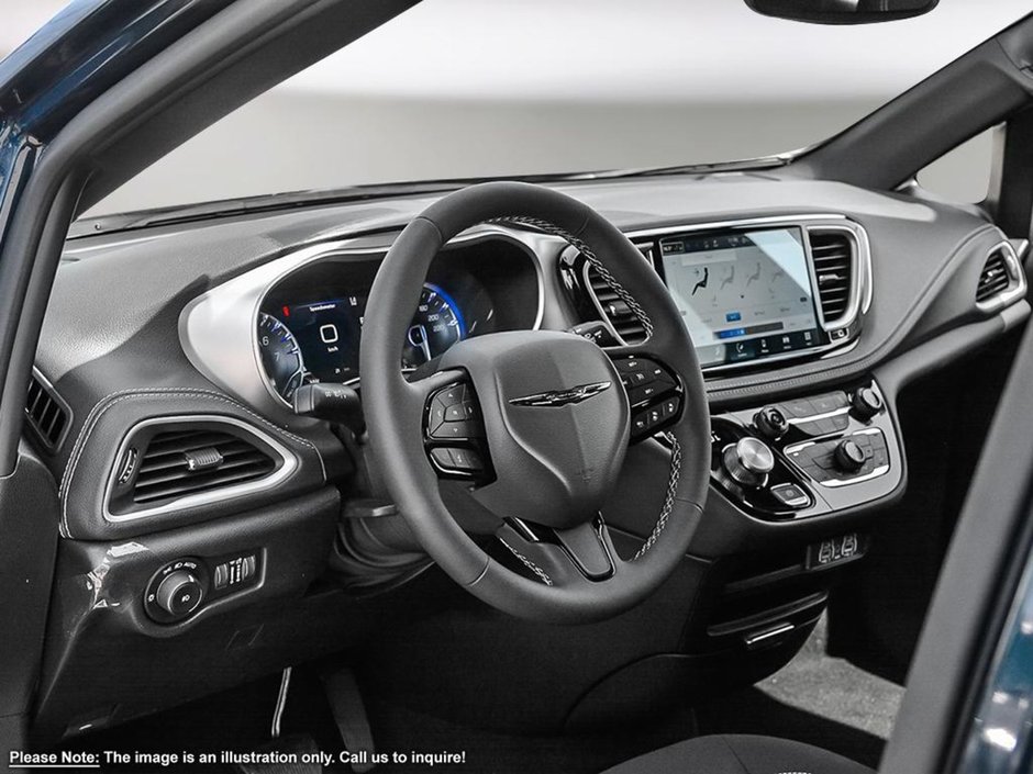 2024 Chrysler Pacifica TOURING IN FATHOM BLUE PEARL EQUIPPED WITH A 3.6L V6 , FWD , 9SPD AUTO , POWER LIFTGATE , DUAL PWR SLIDING DOORS , BACKUP CAM ,-10