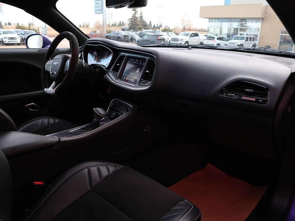 2018 Dodge Challenger SRT DEMON IN PLUM CRAZY PEARL EQUIPPED WITH A 6.2L SRT SUPERCHARGED V8 , 8SPD HIGH PERF TF AUTO , RWD , SUNROOF , GRAPHICS PCKG-22