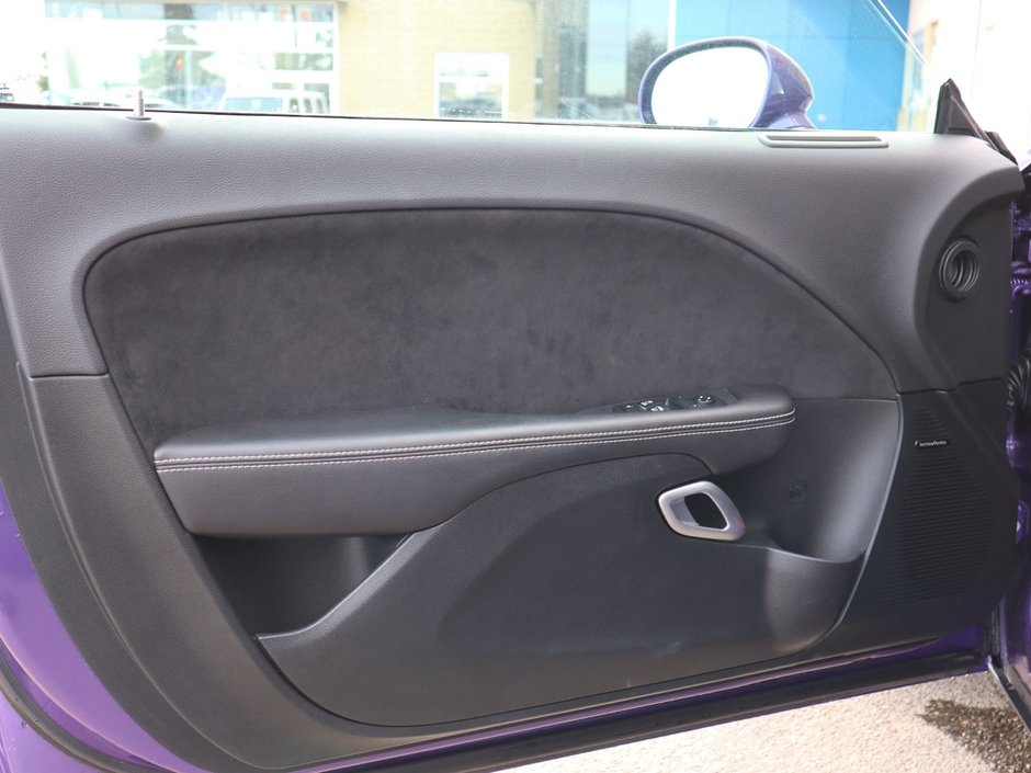 2018 Dodge Challenger SRT DEMON IN PLUM CRAZY PEARL EQUIPPED WITH A 6.2L SRT SUPERCHARGED V8 , 8SPD HIGH PERF TF AUTO , RWD , SUNROOF , GRAPHICS PCKG-16