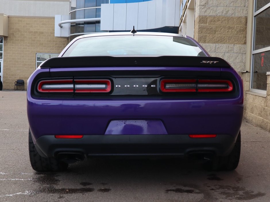 2018 Dodge Challenger SRT DEMON IN PLUM CRAZY PEARL EQUIPPED WITH A 6.2L SRT SUPERCHARGED V8 , 8SPD HIGH PERF TF AUTO , RWD , SUNROOF , GRAPHICS PCKG-8