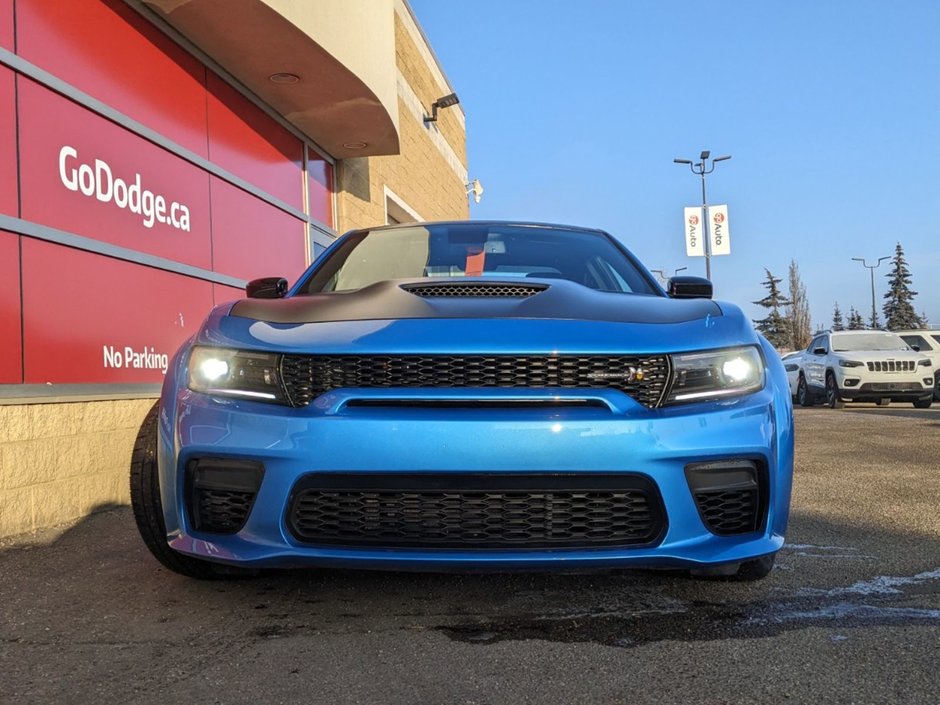 2023 Dodge Charger SCAT PACK 392 WIDEBODY, 6.4L SRT HEMI V8, 8.4 UCONNECT 4 W/NAV, 19SPKR HARMAN/KARDON GREENEDGE SPKRS, SUNROOF, WIDEBODY COMPETIT-1