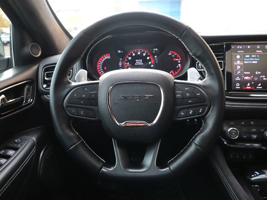 2022 Dodge Durango SRT 392 IN DB BLACK EQUIPPED WITH A 6.4L HEMI SRT V8 , AWD , 8SPD TF AUTO , 19 SPEAKER HK AUDIO , SUNROOF , 2ND ROW CONSOLE , BR-26