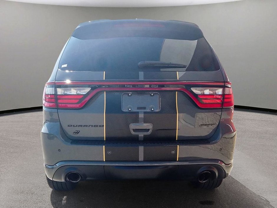 2024 Dodge Durango SRT 392 ALCHEMI IN DESTROYER GREY EQUIPPED WITH A 6.4L HEMI V8 , 4X4 , 8SPD TF AUTO , LEATHER/SUEDE SEATS W/YELLOW STITCH , SUNR-4