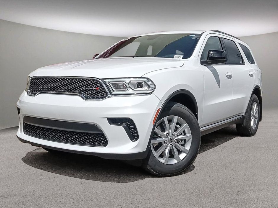 2024 Dodge Durango SXT IN WHITE KNUCKLE EQUIPPED WITH A 3.6L V6 , AWD , 8SPD AUTO , 3RD ROW SEATING GROUP , HEATED SEATS + SW , BACKUP CAM , BSM/RC-0