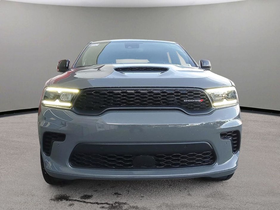 2025 Dodge Durango GT+ IN DESTROYER GREY EQUIPPED WITH A 3.6L V6 , AWD , 8SPD TF AUTO , BLACKTOP PCKG , 20INCH RIMS , PERF HOOD , BSM/RCPD , PWR SE-1