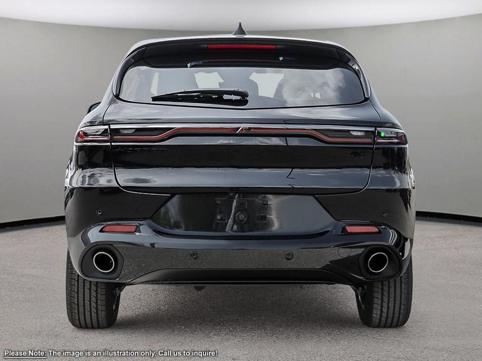 2024 Dodge HORNET R/T IN 8BALL BLACK EQUIPPED WITH A 1.L TURBO I4 PHEV , 6SPD AUTO , EAWD , POWER FRONT SEATS , BLACKTOP & TRACK PACK , 20INCH RIM-4