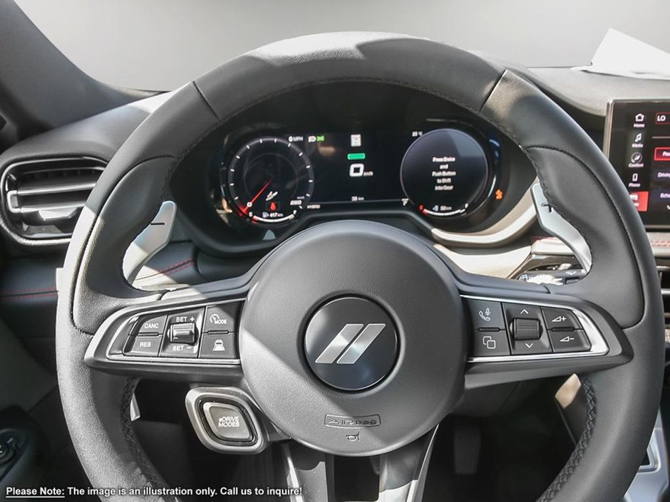 2024 Dodge HORNET R/T IN 8BALL BLACK EQUIPPED WITH A 1.L TURBO I4 PHEV , 6SPD AUTO , EAWD , POWER FRONT SEATS , BLACKTOP & TRACK PACK , 20INCH RIM-12