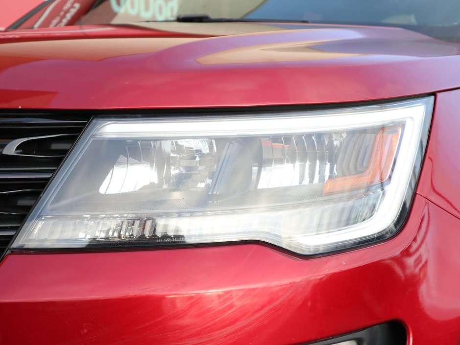 2016 Ford Explorer SPORT IN RED EQUIPPED WITH A 3.5L TURBO V6 , 4X4 , 6SPD AUTO , LEATHER HEATED/VENTED SEATS , DUAL EXHAUST , SUNROOF , BACKUP CAM-4