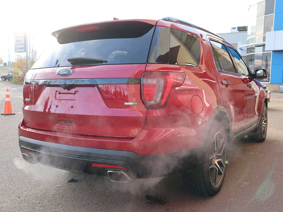 2016 Ford Explorer SPORT IN RED EQUIPPED WITH A 3.5L TURBO V6 , 4X4 , 6SPD AUTO , LEATHER HEATED/VENTED SEATS , DUAL EXHAUST , SUNROOF , BACKUP CAM-10