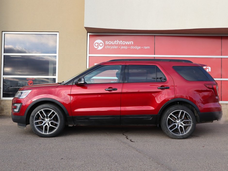 2016 Ford Explorer SPORT IN RED EQUIPPED WITH A 3.5L TURBO V6 , 4X4 , 6SPD AUTO , LEATHER HEATED/VENTED SEATS , DUAL EXHAUST , SUNROOF , BACKUP CAM-7