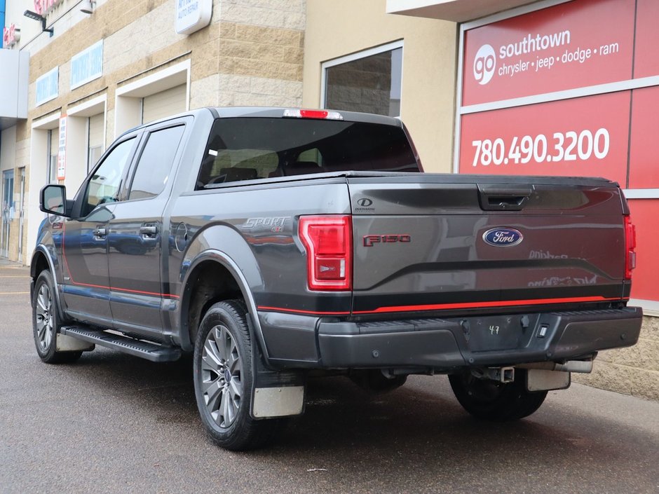 2017 Ford F-150 LARIAT IN GREY EQUIPPED WITH A 3.5L ECOBOOST V6 , 4X4 , 10SPD AUTO , AMBIENT LIGHTING , DUAL ZONE AC , REMOTE START , BACKUP CAM-7