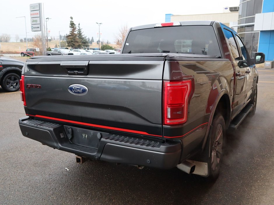 2017 Ford F-150 LARIAT IN GREY EQUIPPED WITH A 3.5L ECOBOOST V6 , 4X4 , 10SPD AUTO , AMBIENT LIGHTING , DUAL ZONE AC , REMOTE START , BACKUP CAM-10