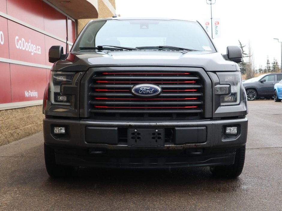 2017 Ford F-150 LARIAT IN GREY EQUIPPED WITH A 3.5L ECOBOOST V6 , 4X4 , 10SPD AUTO , AMBIENT LIGHTING , DUAL ZONE AC , REMOTE START , BACKUP CAM-1