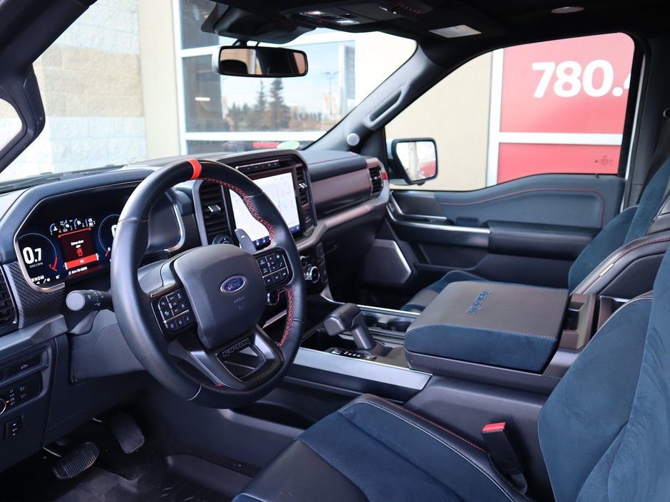 2022 Ford F-150 RAPTOR IN WHITE EQUIPPED WITH A HIGH OUTPUT 3.5L TURBO V6 , 4X4 , 10SPD AUTO , LEATHER HEATED/VENTED BUCKET SEATS , PREMIUM AUDI-15