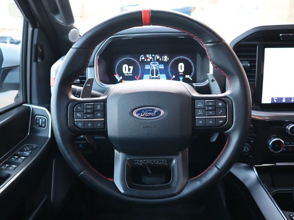 2022 Ford F-150 RAPTOR IN WHITE EQUIPPED WITH A HIGH OUTPUT 3.5L TURBO V6 , 4X4 , 10SPD AUTO , LEATHER HEATED/VENTED BUCKET SEATS , PREMIUM AUDI-27