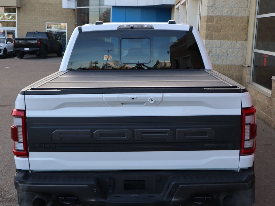 2022 Ford F-150 RAPTOR IN WHITE EQUIPPED WITH A HIGH OUTPUT 3.5L TURBO V6 , 4X4 , 10SPD AUTO , LEATHER HEATED/VENTED BUCKET SEATS , PREMIUM AUDI-9