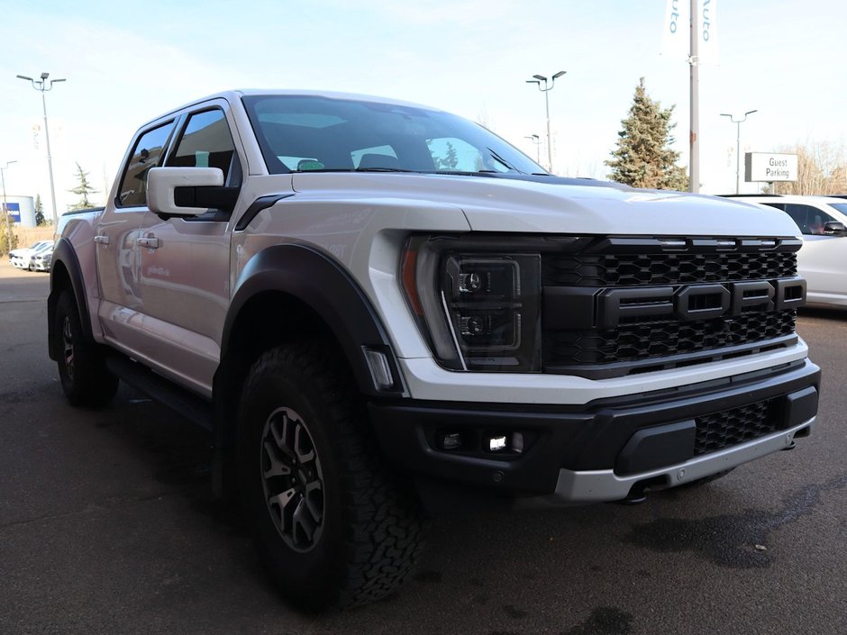 2022 Ford F-150 RAPTOR IN WHITE EQUIPPED WITH A HIGH OUTPUT 3.5L TURBO V6 , 4X4 , 10SPD AUTO , LEATHER HEATED/VENTED BUCKET SEATS , PREMIUM AUDI-11