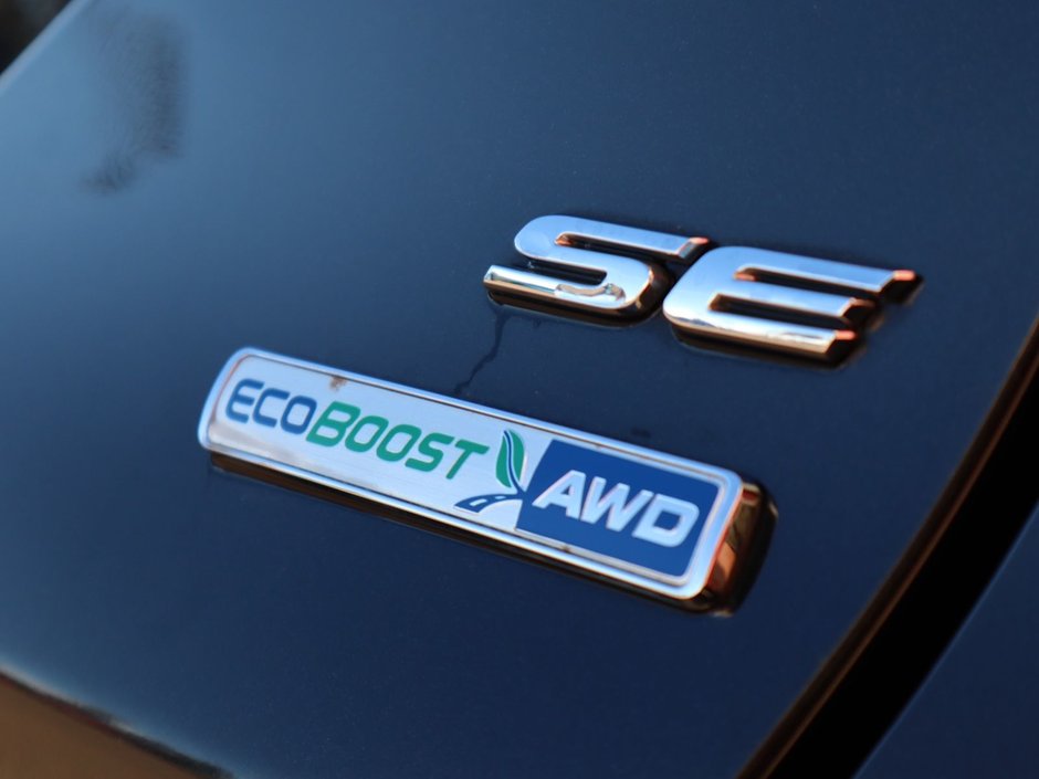 2014 Ford Fusion SE IN BLACK EQUIPPED WITH A 2.0L ECOBOOST I4 , AWD , 6SPD AUTO , LEATHER HEATED SEATS , BLUETOOTH , SW CONTROLS , SUNROOF , 18IN-13