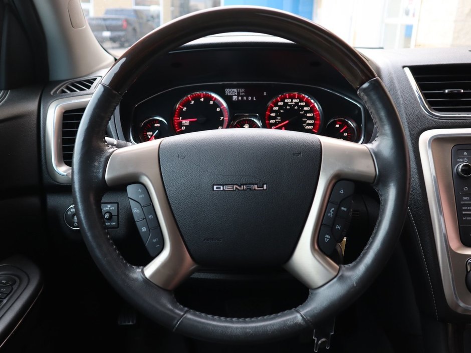 2016 GMC Acadia DENALI IN WHITE EQUIPPED WITH A 3.6L V6 , AWD , 6SPD AUTO , PREMIUM BOSE AUDIO , DUAL EXHAUST , SUNROOF , DUAL HEADREST DVD ENTE-30
