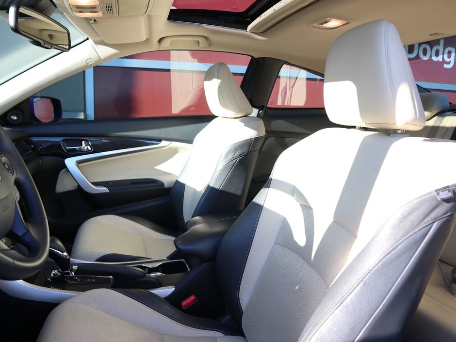 2015 Honda Accord Coupe EX-L IN BLUE EQUIPPED WITH A 2.4L I4 , FWD , CVT AUTO , LEATHER HEATED SEATS , PREMIUM AUDIO , DUAL ZONE AC , CRUISE , SW CONTRO-16