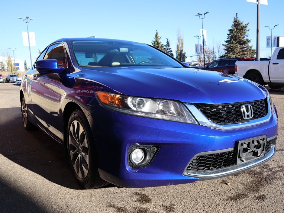 2015 Honda Accord Coupe EX-L IN BLUE EQUIPPED WITH A 2.4L I4 , FWD , CVT AUTO , LEATHER HEATED SEATS , PREMIUM AUDIO , DUAL ZONE AC , CRUISE , SW CONTRO-10