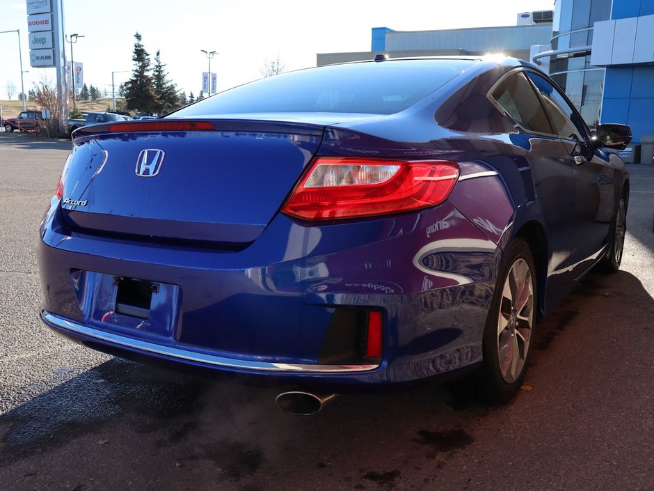 2015 Honda Accord Coupe EX-L IN BLUE EQUIPPED WITH A 2.4L I4 , FWD , CVT AUTO , LEATHER HEATED SEATS , PREMIUM AUDIO , DUAL ZONE AC , CRUISE , SW CONTRO-9