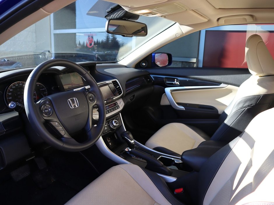 2015 Honda Accord Coupe EX-L IN BLUE EQUIPPED WITH A 2.4L I4 , FWD , CVT AUTO , LEATHER HEATED SEATS , PREMIUM AUDIO , DUAL ZONE AC , CRUISE , SW CONTRO-13