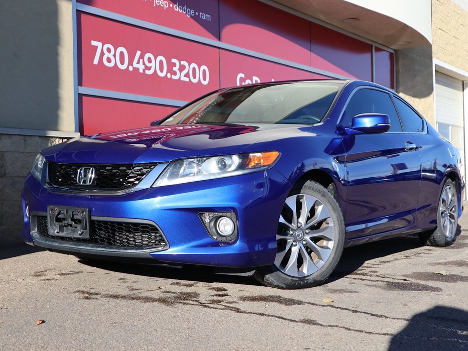 2015 Honda Accord Coupe EX-L IN BLUE EQUIPPED WITH A 2.4L I4 , FWD , CVT AUTO , LEATHER HEATED SEATS , PREMIUM AUDIO , DUAL ZONE AC , CRUISE , SW CONTRO-0