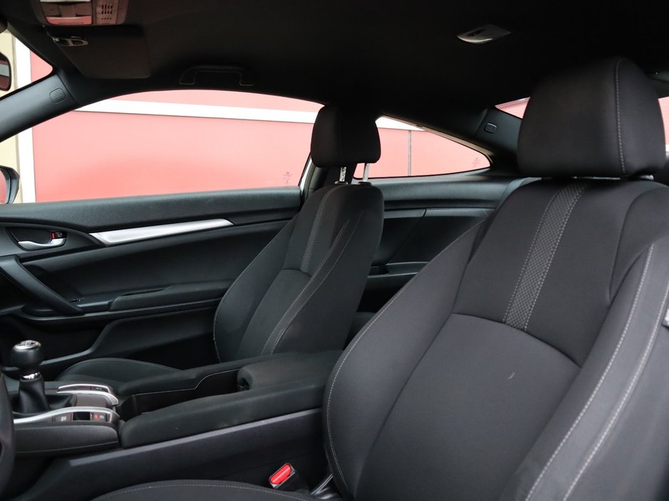 2019 Honda Civic Coupe LX IN WHITE EQUIPPED WITH A 2.0L I4 , FWD , MANUAL TRANSMISSION , CLOTH SEATS , AC , CRUISE , BACKUP CAM , APPLE CARPLAY/ANDROID-15