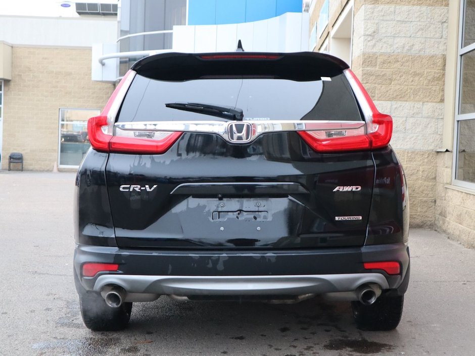2018 Honda CR-V TOURING IN BLACK EQUIPPED WITH A 1.5L TURBO I4 , AWD , CVW AUTO , LEATHER HEATED SEATS , PREMIUM AUDIO , BACKUP CAM , DUAL ZONE-8