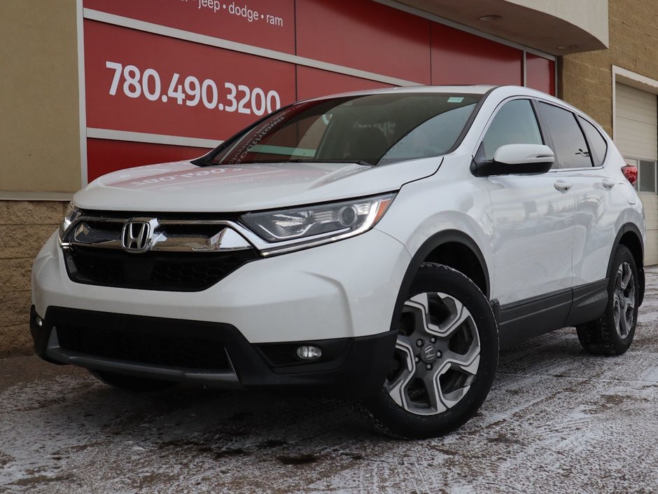 2019 Honda CR-V EX IN WHITE EQUIPPED WITH A FUEL EFFICIENT 1.5L TURBO I4 , AWD , CVT AUTO , PWR SUNROOF , LKA , SW CONTROLS , BACKUP CAM , HEATE-0