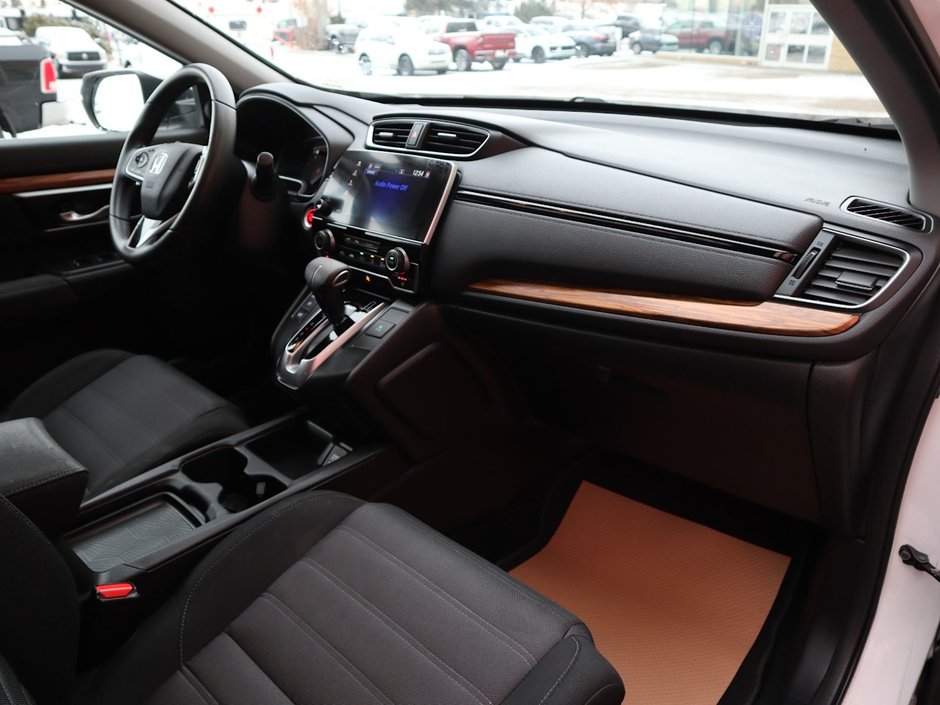 2019 Honda CR-V EX IN WHITE EQUIPPED WITH A FUEL EFFICIENT 1.5L TURBO I4 , AWD , CVT AUTO , PWR SUNROOF , LKA , SW CONTROLS , BACKUP CAM , HEATE-22