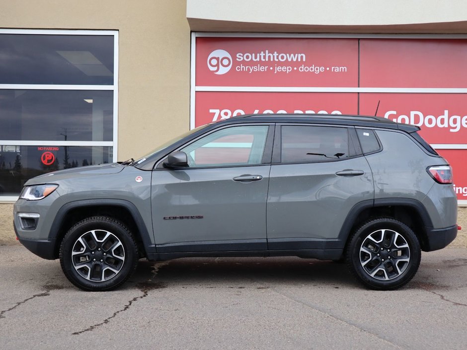 2019 Jeep Compass TRAILHAWK IN STING GREY EQUIPPED WITH A 2.4L I4 , 9SPD AUTO , 4X4 , 8.4INCH W/NAV , BEATS AUDIO , PWR LIFTGATE , PANO SUNROOF ,-6
